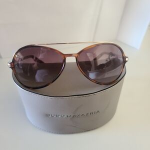 BCBGMaxAzria Tortoise Shell Aviator Sunglasses